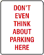 No Parking